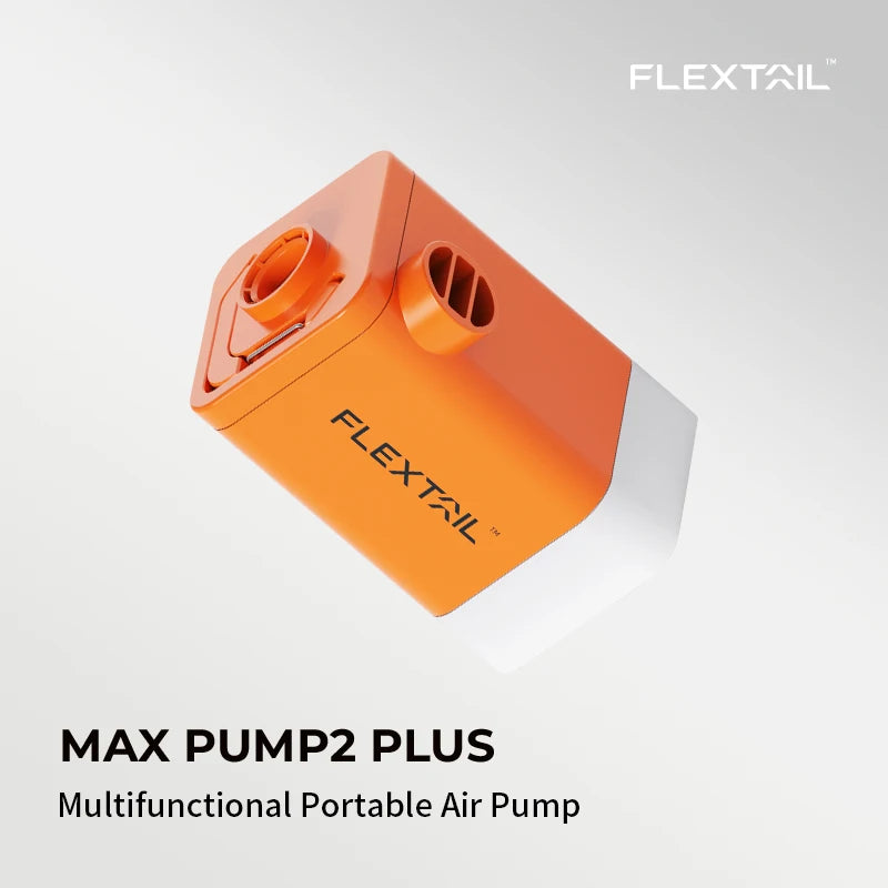 FLEXTAIL MAX PUMP 2 PLUS - Electric Air Pump with Camping Light and Emergency Power Supply, 4800mAh Battery, Dual Pressure Level - TrendBug