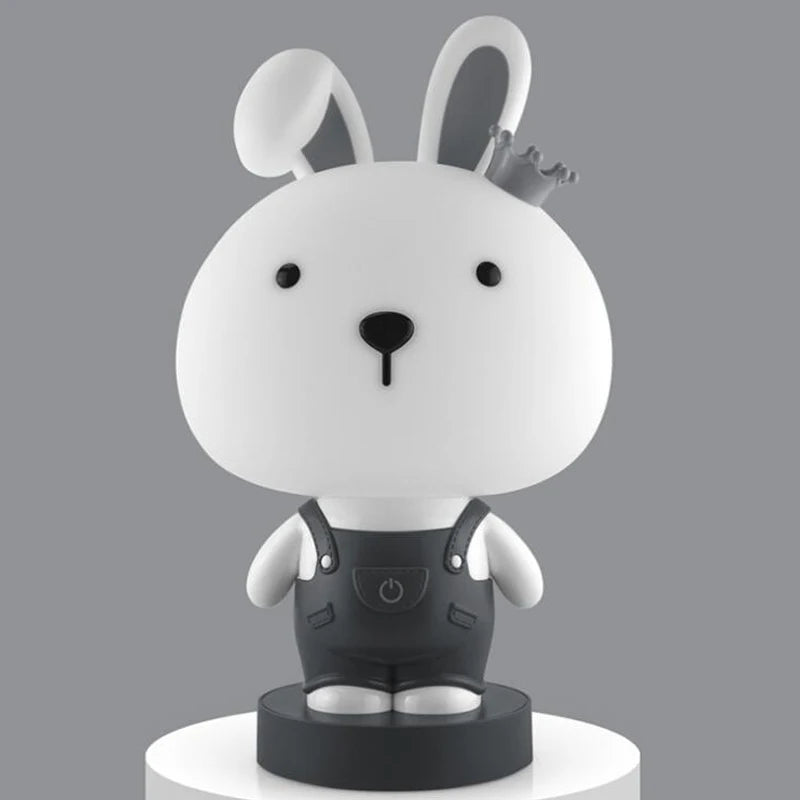 Cartoon Rabbit Night Lights Bedroom Bedside Study animal Desk Lamps tiger bear Children's kids baby Sleep Light LED Night Lamps - TrendBug