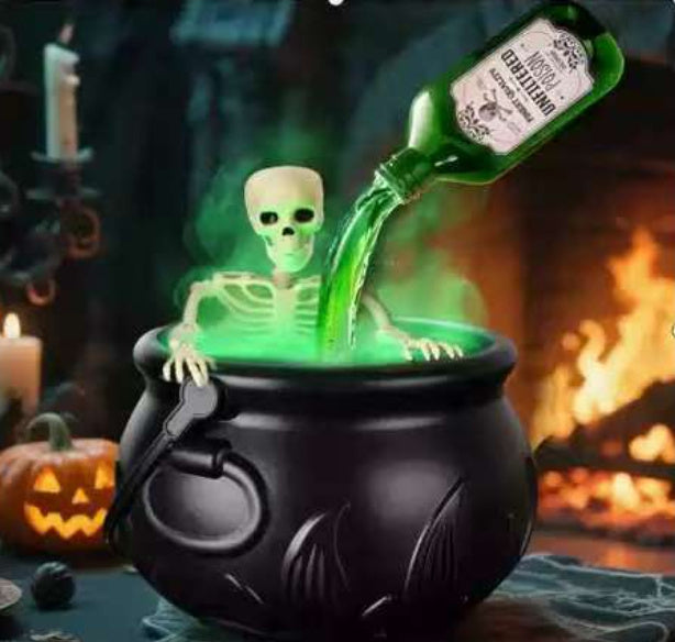 Halloween Magic Float Bottle and Wizard Bowl Diffuser for Home Bar and Party Decor - TrendBug