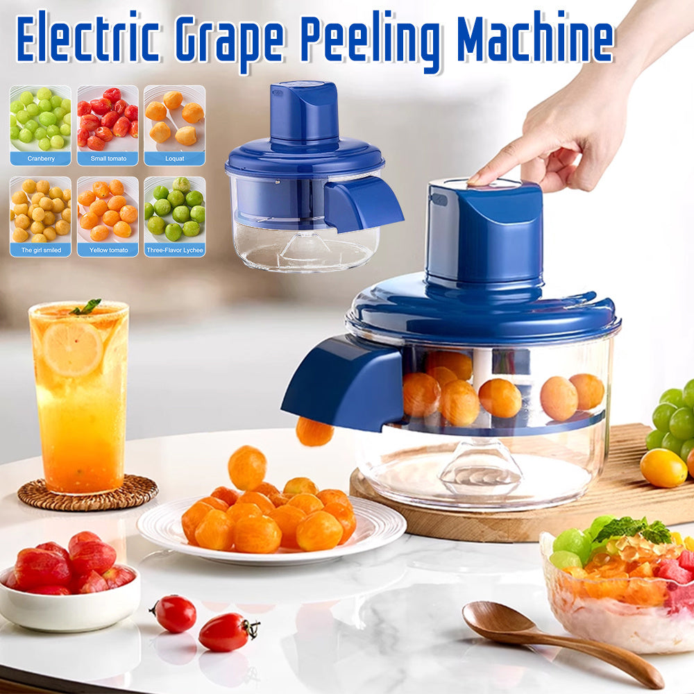 Automatic Electric Grape Peeler Electric Rechargeable Fruit Peeling Machine Hands-Free Skin Remover Home Kitchen Supplies Kitchen Gadgets - TrendBug