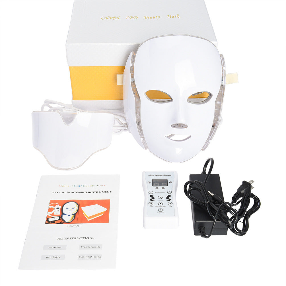 Seven-color Light Skin Rejuvenation Beauty Apparatus Mask