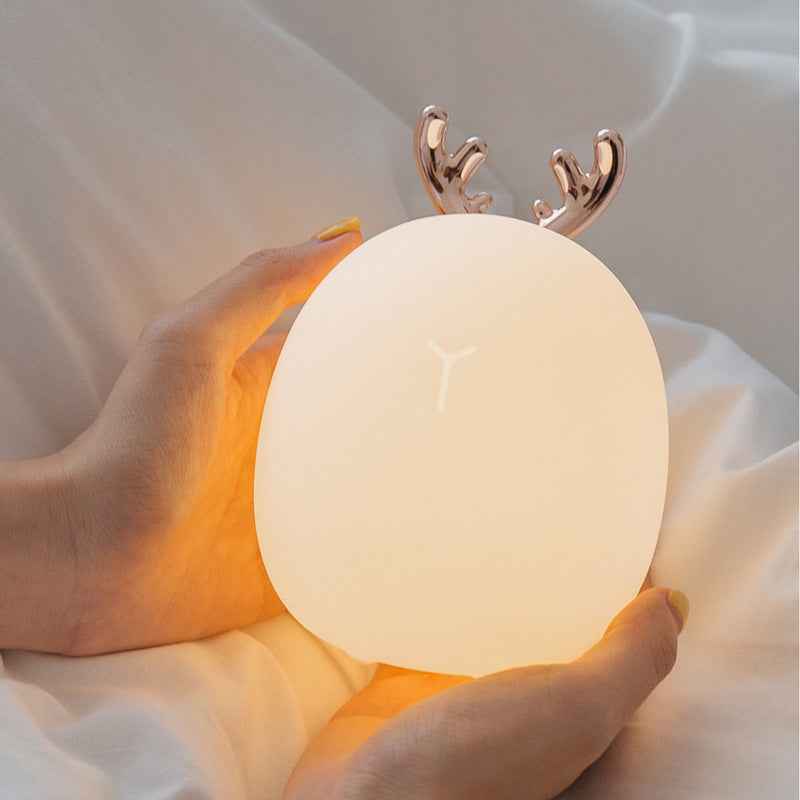 Calming Deer/Rabbit Night Light Lamp