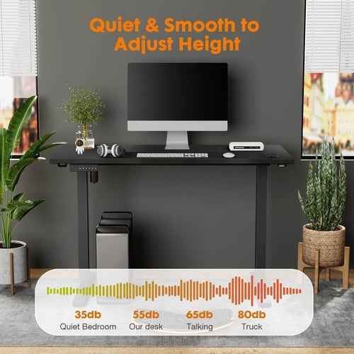 Electric Height Adjustable Standing Desk,Sit to Stand Ergonomic