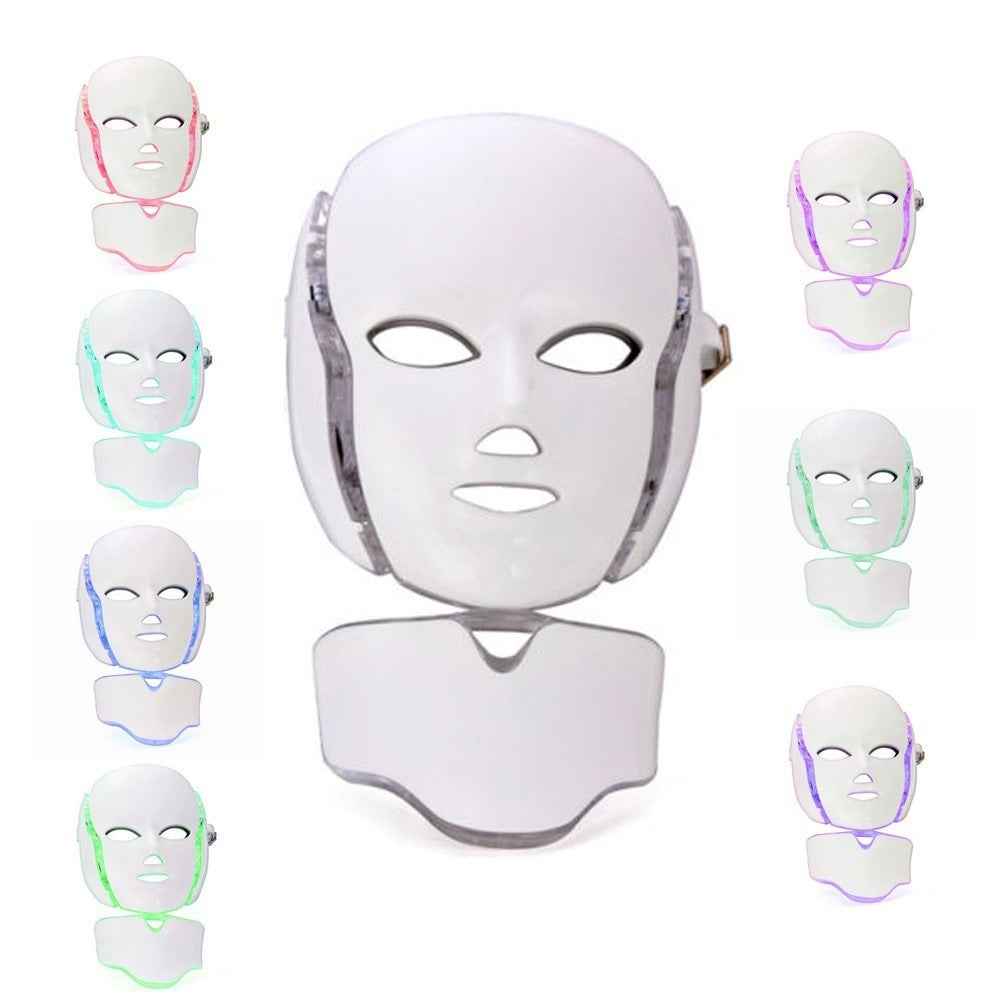 Seven-color Light Skin Rejuvenation Beauty Apparatus Mask