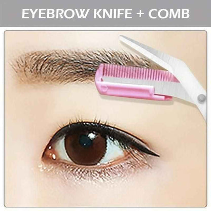 Eyebrow Trimmer with Comb Set