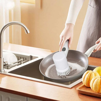 5 in 1 Handheld Bathroom Cleaning Brush Scrubber with Charging Cord - TrendBug