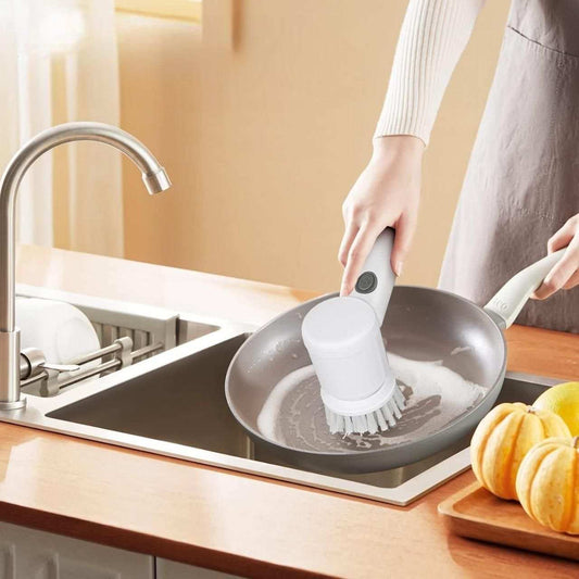 5 in 1 Handheld Bathroom Cleaning Brush Scrubber with Charging Cord - TrendBug