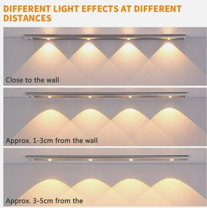 LED PIR Motion Sensor Cabinet  With USB Rechargeble - TrendBug
