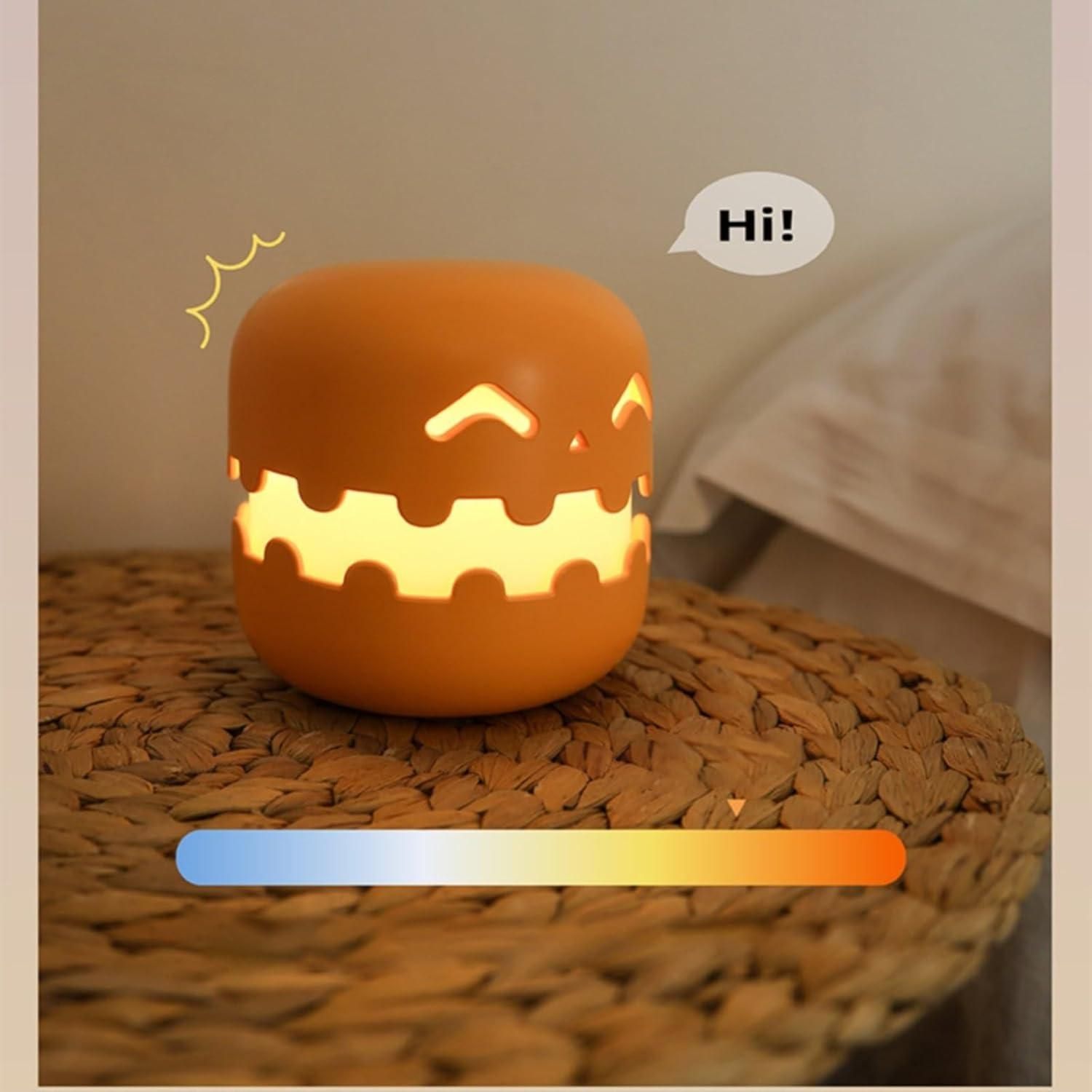 Pumpkin Lamp For Halloween Party Night Lamp - TrendBug