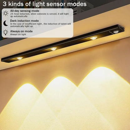 LED PIR Motion Sensor Cabinet  With USB Rechargeble - TrendBug