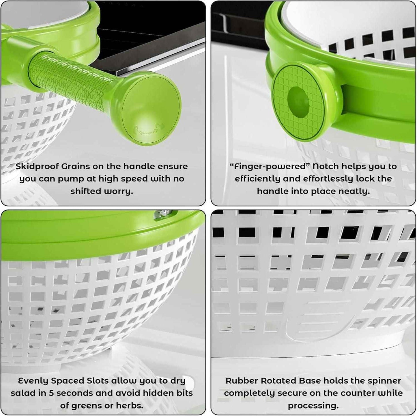 Spinning and Straining Colander