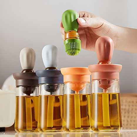 Oil Dispenser with Brush - TrendBug