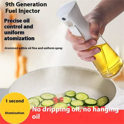 Olive Oil Dispenser,Oil Sprayer for Cooking,220/300ml Glass Oil Spray Bottle,Food grade Oil Dispenser and Oil Sprayer forKitchen - TrendBug