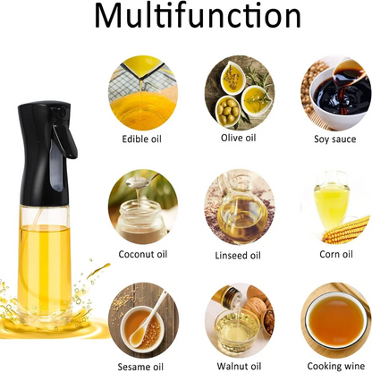 Olive Oil Dispenser,Oil Sprayer for Cooking,220/300ml Glass Oil Spray Bottle,Food grade Oil Dispenser and Oil Sprayer forKitchen - TrendBug
