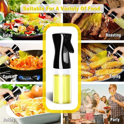 Olive Oil Dispenser,Oil Sprayer for Cooking,220/300ml Glass Oil Spray Bottle,Food grade Oil Dispenser and Oil Sprayer forKitchen - TrendBug