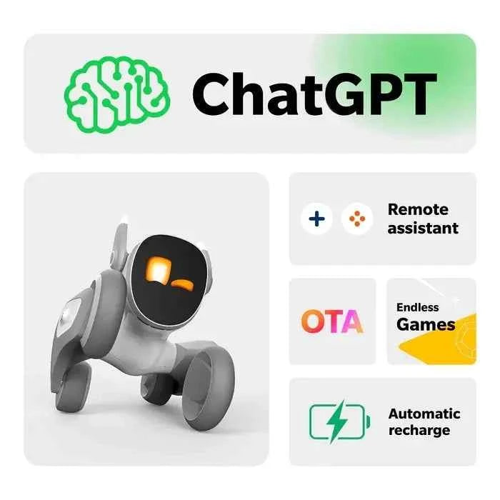 Loona Smart AI Pet Robot With Gesture Control Voice Commands Remote Monitoring Smart Loona Pet Dog Intelligent Loona Go Robot