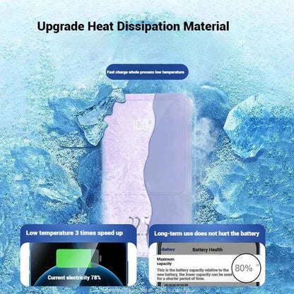 Fast Charging Power Bank 10000mAh PD 22.5w With Cables External Battery  Magnetic Power Bank Wireless 15w for iPhone 16 15 14