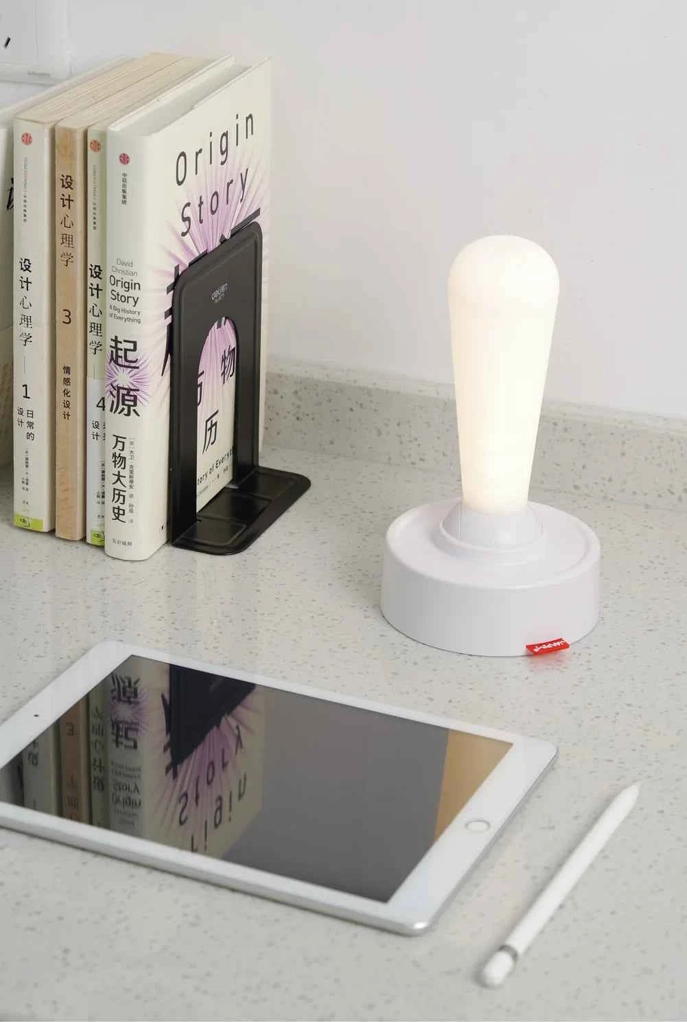 Modern Rechargeable Wireless Silicone LED Night Light Wall Lamp Lever Light Ambient Lighting Novelty Stick Shake Toggle Switch