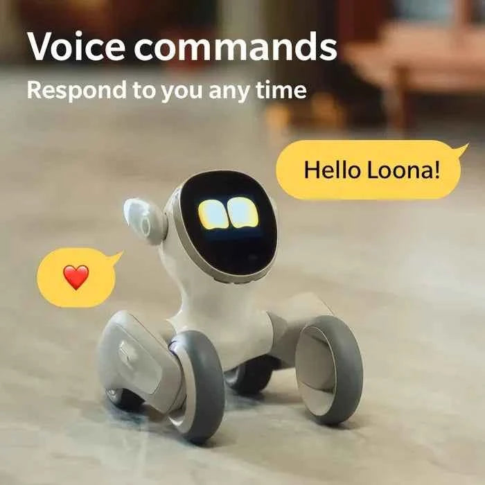 Loona Smart AI Pet Robot With Gesture Control Voice Commands Remote Monitoring Smart Loona Pet Dog Intelligent Loona Go Robot