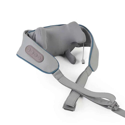 Wireless Neck And Back Massager Neck And Shoulder Kneading Massage Shawl Neck Cervical Relaxing Trapezius Massager