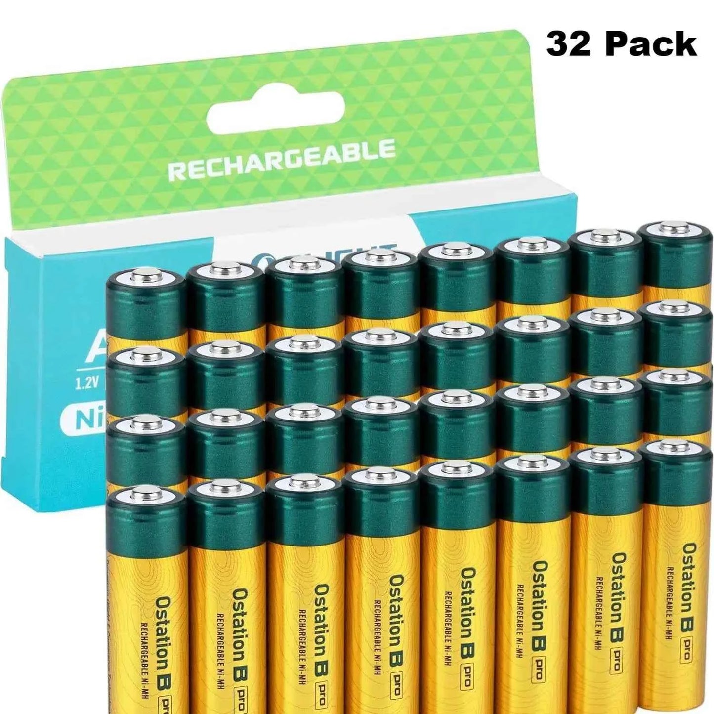 OLlGHT Ostation X Battery Charger for AA Rechargeable Batteries Charging/Testing/Storage, Bad Battery Detection, App Control