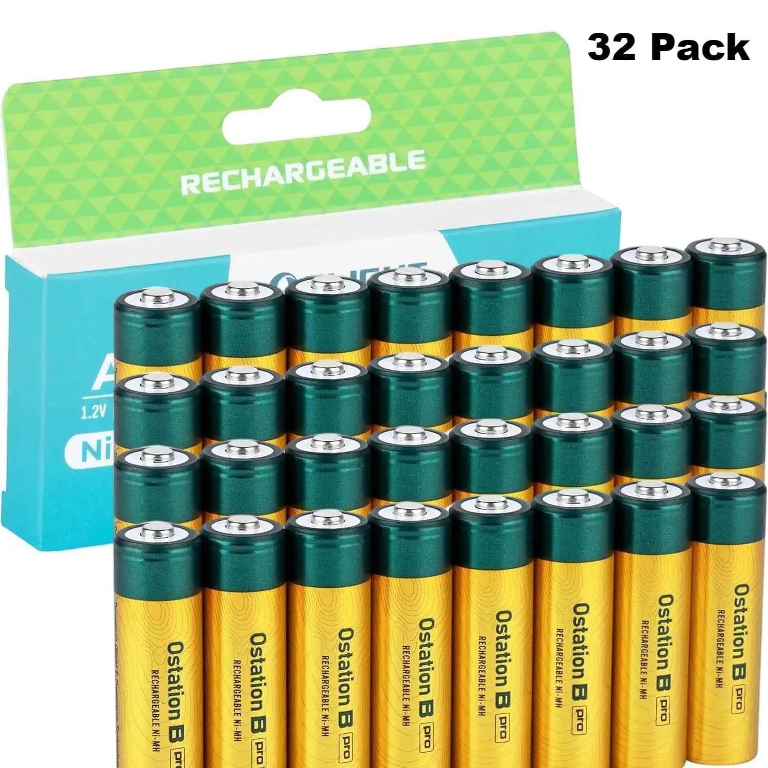 OLlGHT Ostation X Battery Charger for AA Rechargeable Batteries Charging/Testing/Storage, Bad Battery Detection, App Control
