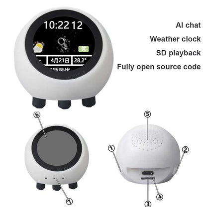 Smart Desktop Robot Multi-Function ESP32-S3 Development Board LCD Display Mini Robot Tabletop Ornaments for Home Office