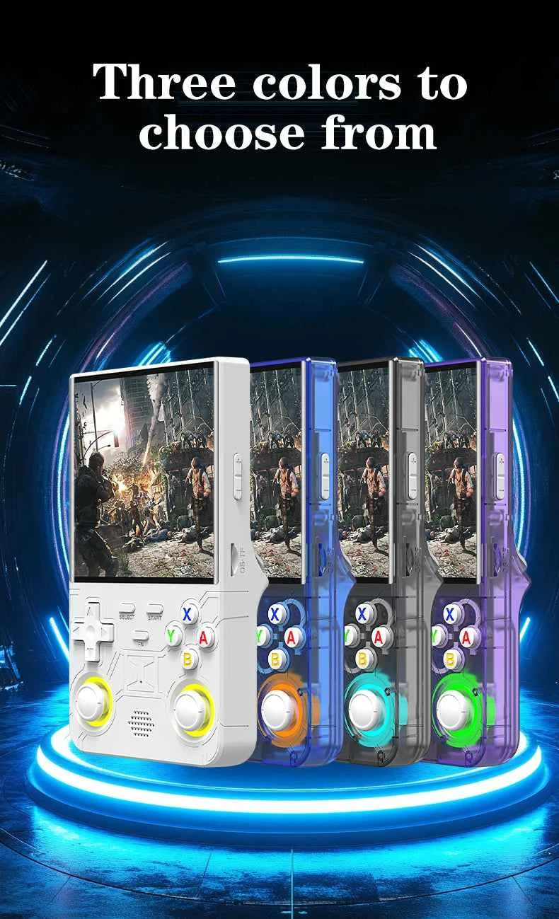 R36 ULTRA 4.0inch IPS Screen Handheld Game Console Open Source Console Retro Pocket Video Player 128G 20000+ Games