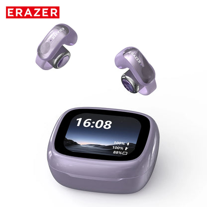 ERAZER XF28 Bluetooth V6.0 Open-ear True Wireless EarbudsTranslation Earphones Office Travel,ASMR Headset APP - TrendBug