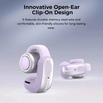 Translator ERAZER XF28 Bluetooth V6.0 Open-ear True Wireless EarbudsTranslation Earphones Office Travel,ASMR Headset APP