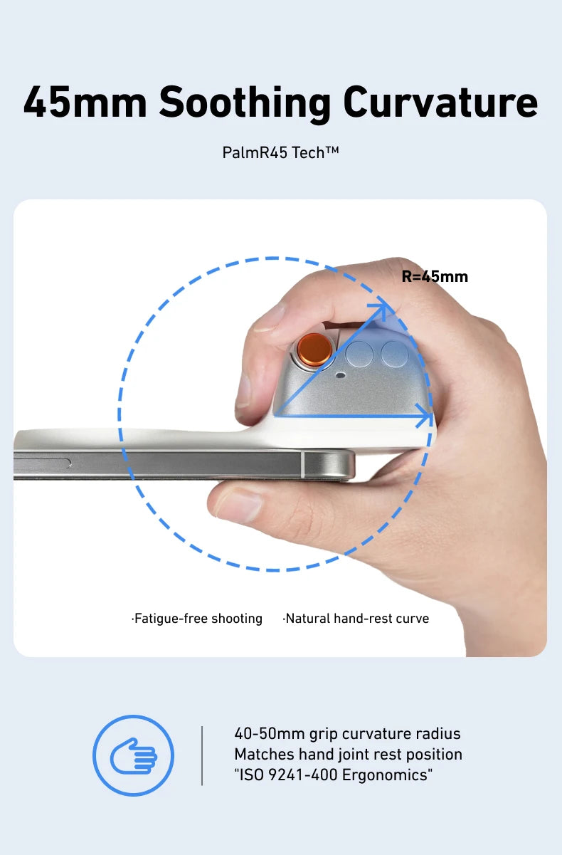 Fun Shot Magnetic Grip, Ergonomic Style Phone Camera Grip with Detachable Remote, Expandable Functionality for iPhone/Android - TrendBug