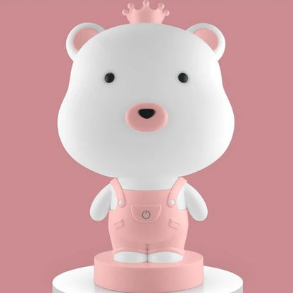 Cartoon Rabbit Night Lights Bedroom Bedside Study animal Desk Lamps tiger bear Children's kids baby Sleep Light LED Night Lamps - TrendBug