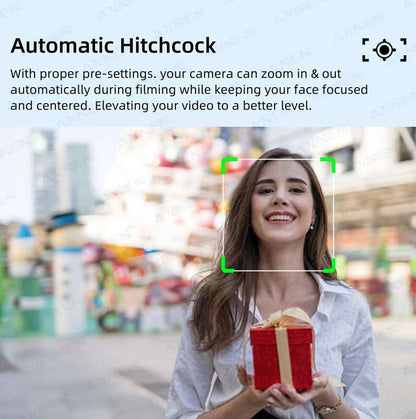 AXNEN HQ5 Handheld Stabilizer 3-Axis Foldable Mobile Shooting Gimbal Selfie Stick Gimble, Optional AI Face Following Module - TrendBug