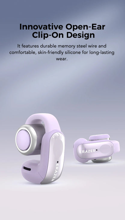 ERAZER XF28 Bluetooth V6.0 Open-ear True Wireless EarbudsTranslation Earphones Office Travel,ASMR Headset APP - TrendBug