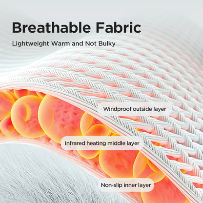 Electric Heat And Vibration Ankle Massager Infrared Hot Compress Therapy Ankle Massage Heated Wrap Support Brace Foot Protector