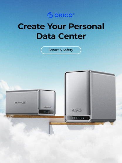 ORICO Personal Network Attached Storage Support Remote Access Share Data Intelligent Classification Automatic Backup 2/5-bay - TrendBug