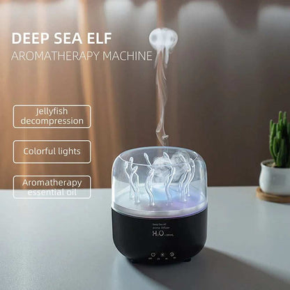 Aromatherapy machine Deep sea elf Air Humidifier Ultrasonic Aromatherapy Diffusers Mist Maker Fragrance Essential Oil Aroma - TrendBug