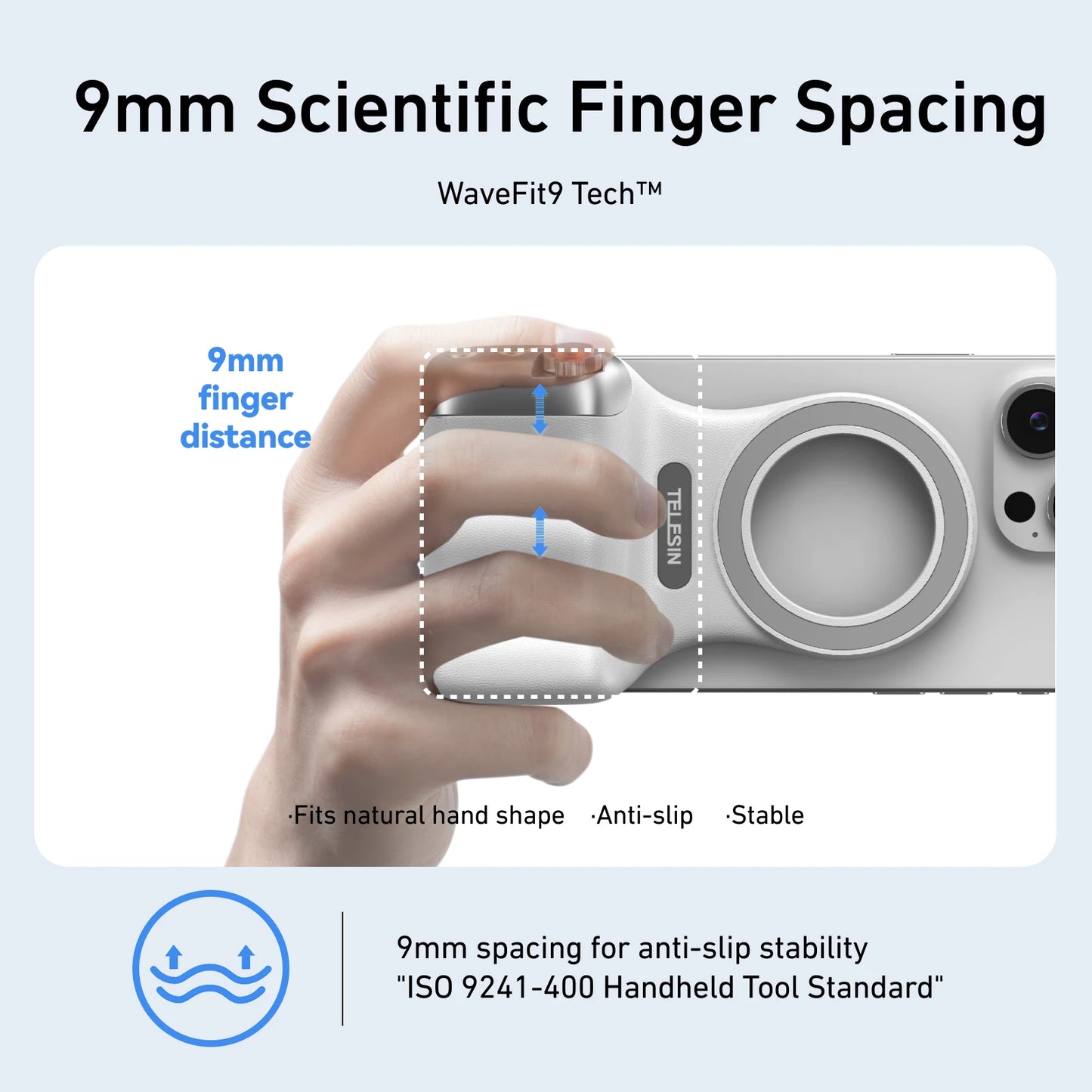Fun Shot Magnetic Grip, Ergonomic Style Phone Camera Grip with Detachable Remote, Expandable Functionality for iPhone/Android - TrendBug