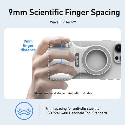 Fun Shot Magnetic Grip, Ergonomic Style Phone Camera Grip with Detachable Remote, Expandable Functionality for iPhone/Android - TrendBug