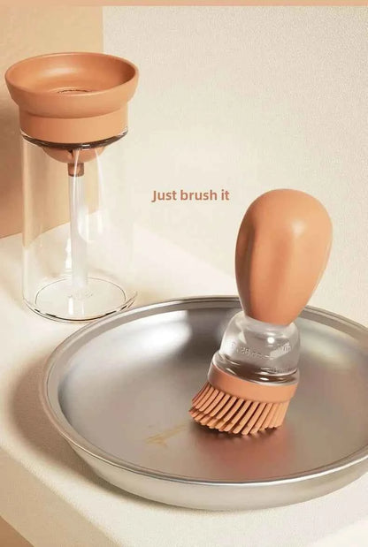Silicone Brush BBQ Grill Dropper Olive Oil Dispenser Bottle for Cooking Baking Barbecue Kitchen Tool