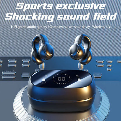 High Quality Bone Conduction Wireless Earphones - Bluetooth Noise Reduction Sports Gaming Earphones for Xiaomi and iPhone - TrendBug