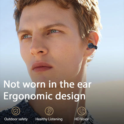 High Quality Bone Conduction Wireless Earphones - Bluetooth Noise Reduction Sports Gaming Earphones for Xiaomi and iPhone - TrendBug