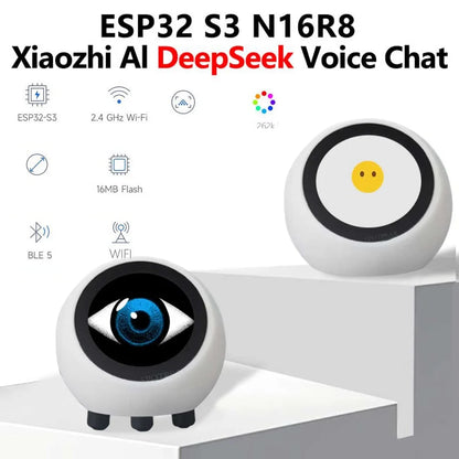 Smart Desktop Robot Multi-Function ESP32-S3 Development Board LCD Display Mini Robot Tabletop Ornaments for Home Office