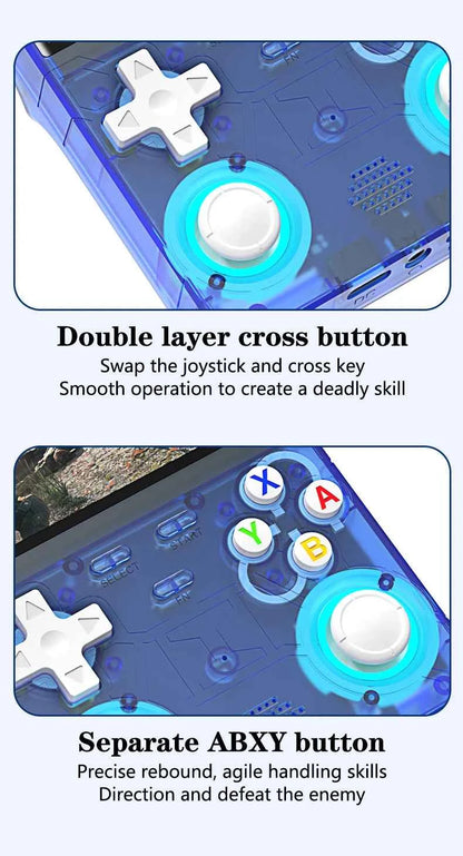 R36 ULTRA 4.0inch IPS Screen Handheld Game Console Open Source Console Retro Pocket Video Player 128G 20000+ Games