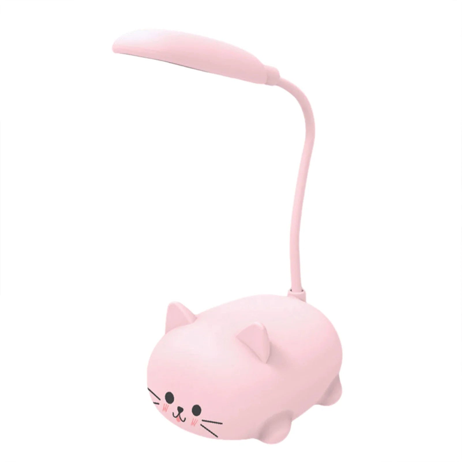 Cute Pet Kitty Mini Night Light USB Charging Folding LED Small Table Lamp Student Learning Eye Protection Book Lamps Bedside Decor - TrendBug