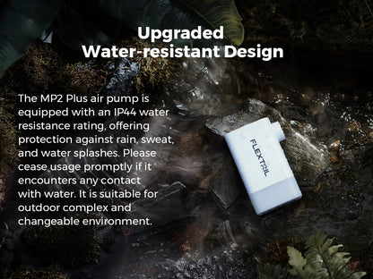 FLEXTAIL MAX PUMP 2 PLUS - Electric Air Pump with Camping Light and Emergency Power Supply, 4800mAh Battery, Dual Pressure Level - TrendBug