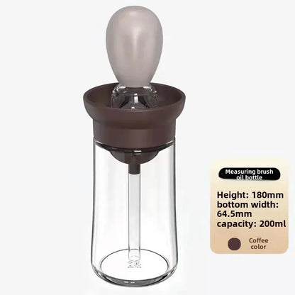 Silicone Brush BBQ Grill Dropper Olive Oil Dispenser Bottle for Cooking Baking Barbecue Kitchen Tool - TrendBug