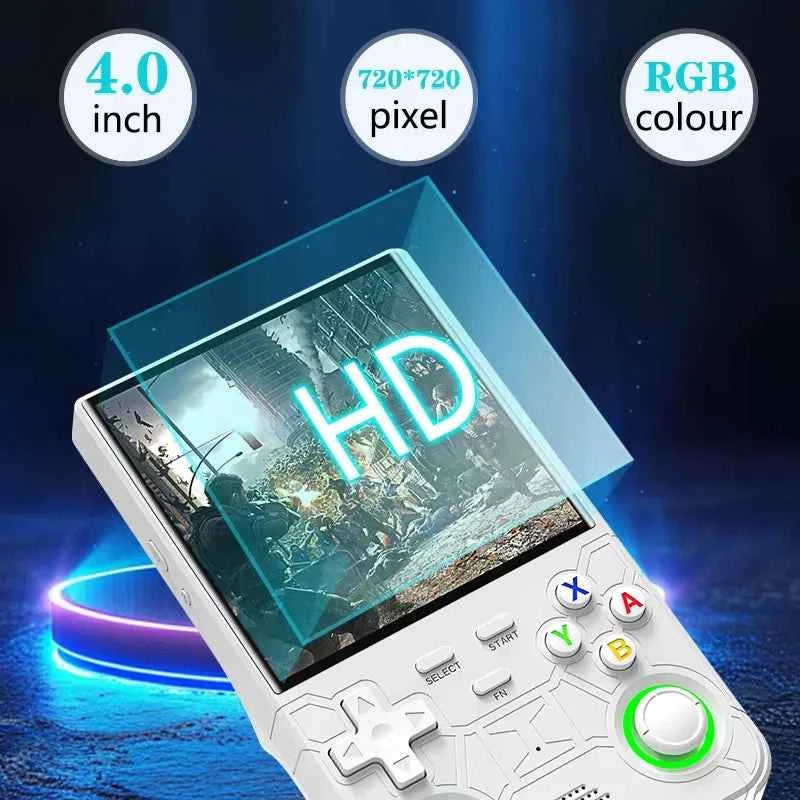 R36 ULTRA 4.0inch IPS Screen Handheld Game Console Open Source Console Retro Pocket Video Player 128G 20000+ Games