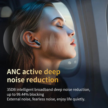 Wireless Earbuds ANC Noise Cancellation with Touch Screen In-Ear Design, Long Battery Life, ENC Mic, Compatible with iOS and Android - TrendBug