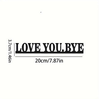 1pc Modern Metal Toilet Door Sign - Stylish Thinking Room Wall Sculpture - Home Decor Artwork - Decorative Door Frame Pendant